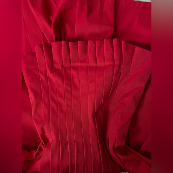 Melani Red Shirt Midi Dress main image 0